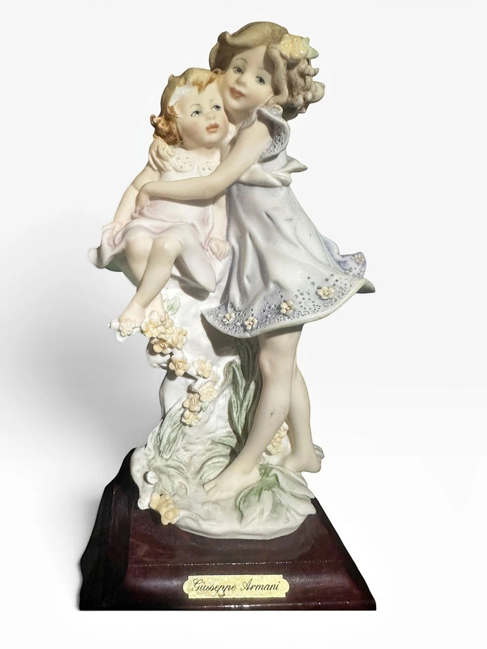 Magic Memories Don't Worry Sisters Figurine 1986 Armani Vintage